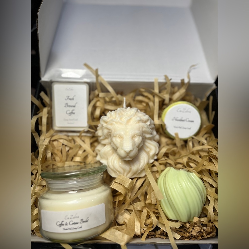 Lion head candle VIP box customizable luxury gift customizable